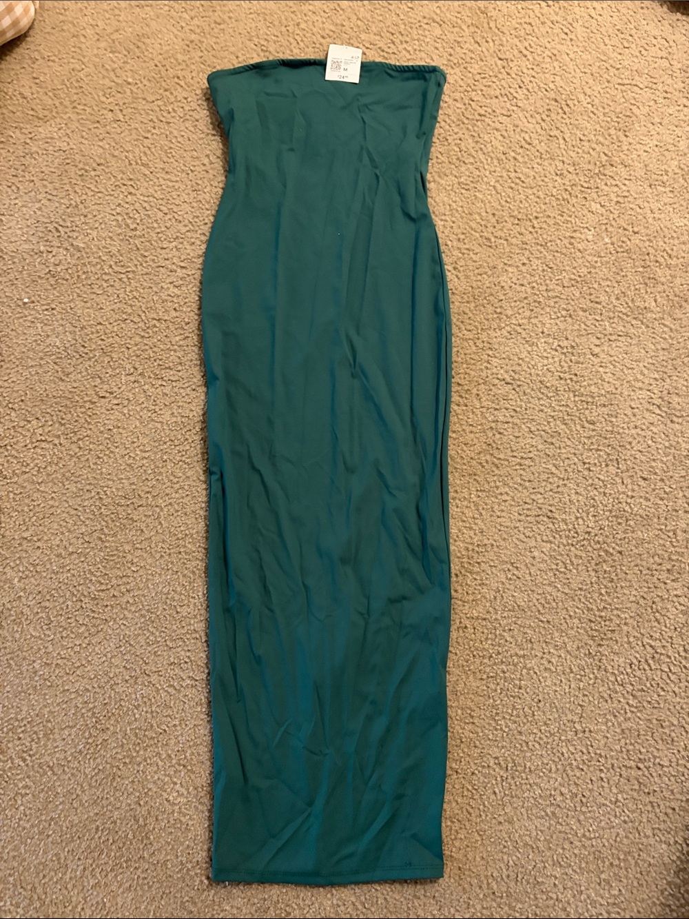 Forever 21 Strapless Maxi Dress in Teal